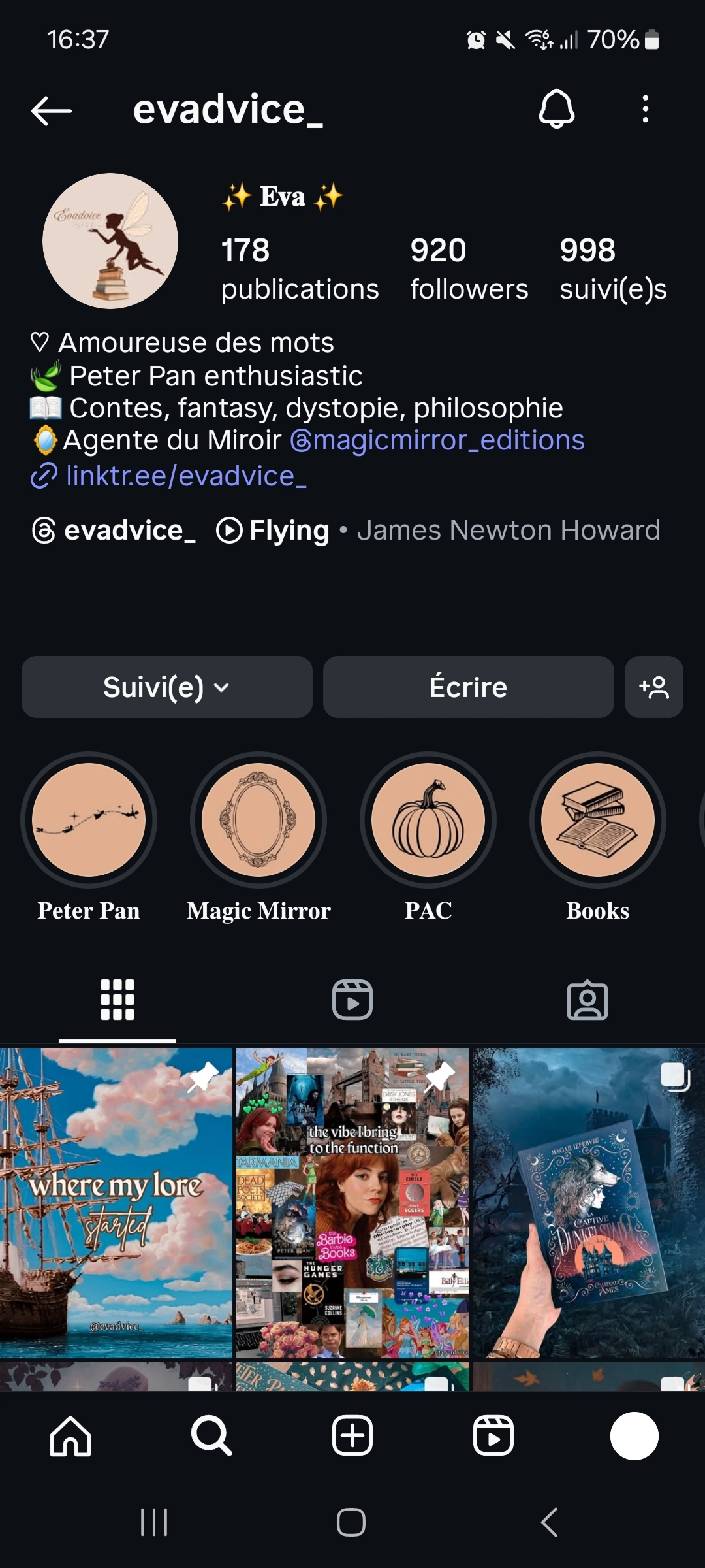compte instagram evadvice